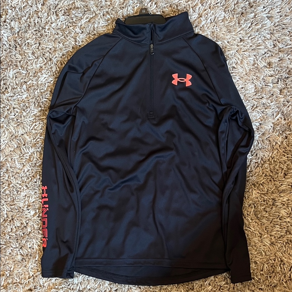 Under Armour Black Top with Red Accents